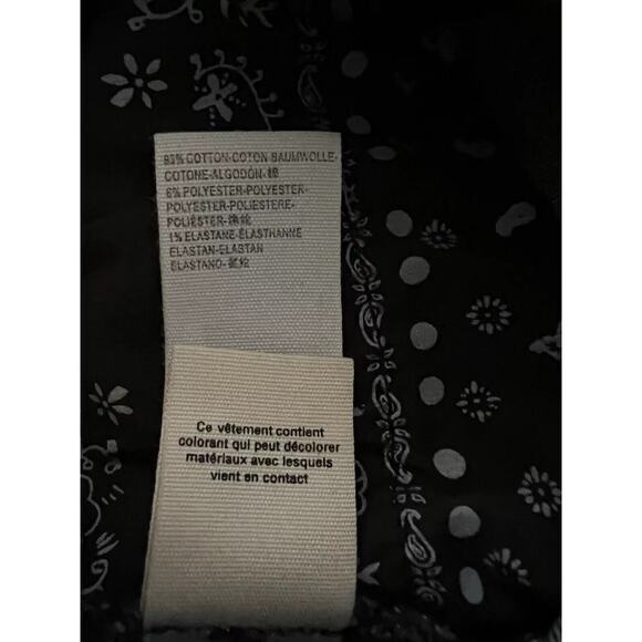 We The Free People Bell Bottom Flare Crvy Jeans Size 28 Dark Wash Raw Hem‎ - Picture 11 of 12